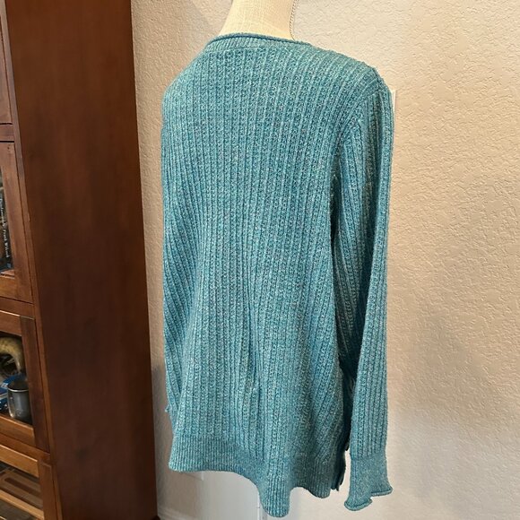 ALLISON DALEY Ribbed Knit Sweater 1X - Picture 4 of 9